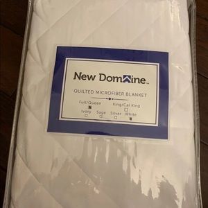 New domaine microfiber quilted blanket F/Q